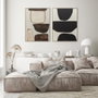 DKD Home Decor Cuadro Lienzo Abstracto 90x3,5x120cm Surtido de 2 piezas