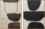DKD Home Decor Cuadro Lienzo Abstracto 90x3,5x120cm Surtido de 2 piezas