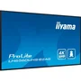Iiyama LH6560UHS-B2AG Monitor 65" 4K UHD 3840x2160 500cd/m2 Android 11 OS Uso 24/7 VESA 400x400 Landscape Portrait Media Play USB
