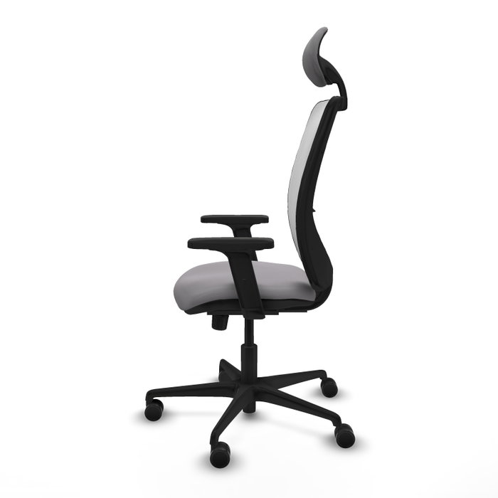 PIQUERAS Y CRESPO Silla de oficina Zulema con mecanismo Sincro, Gris y Blanco PIQUERAS Y CRESPO Silla de oficina Zulema con mecanismo Sincro, Gris y Blanco