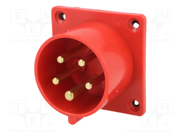 PAWBOL Conector de alimentación AC trifásicos Macho 5 Pines 16A 400V