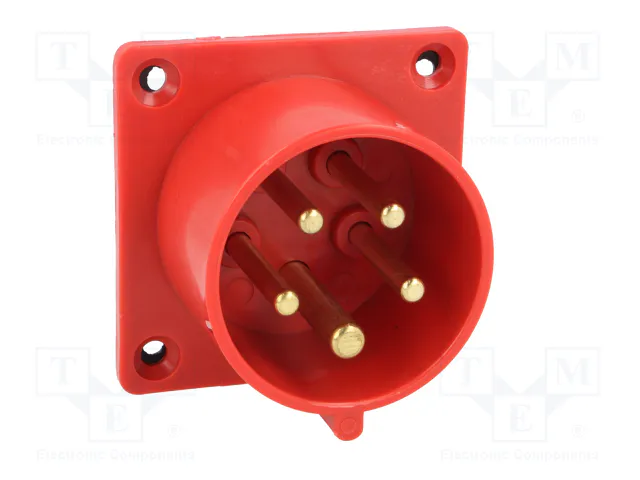PAWBOL Conector de alimentación AC trifásicos Macho 5 Pines 16A 400V