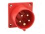 PAWBOL Conector de alimentación AC trifásicos Macho 5 Pines 16A 400V