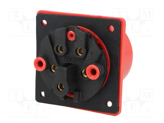 PAWBOL Conector de alimentación AC trifásicos Macho 5 Pines 16A 400V