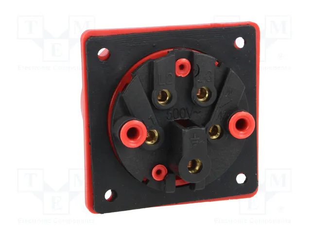 PAWBOL Conector de alimentación AC trifásicos Macho 5 Pines 16A 400V