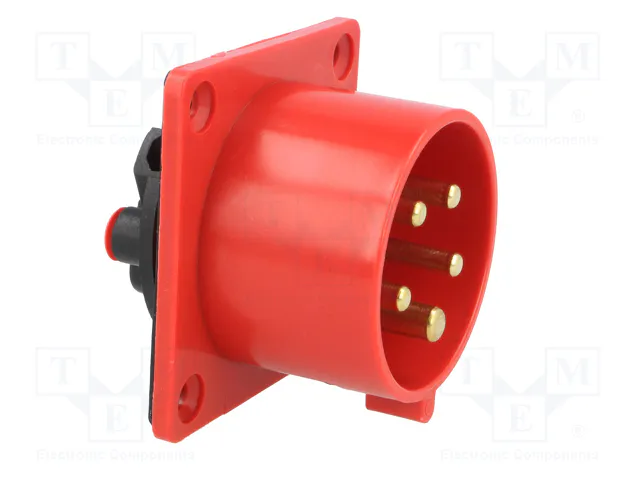 PAWBOL Conector de alimentación AC trifásicos Macho 5 Pines 16A 400V