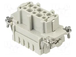 HARTING Han 10E insert female crimp - Conector HDC Hembra 10+PE