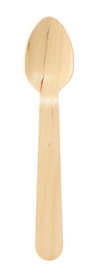 Duni Grand Cucharita Café Madera 11 cm (2000u) - Cuchara de Madera Encerada Marrón de Un Solo Uso