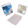 SAM Sobres para CD/DVD con Ventana, 125x125 mm, Blanco, 50 unidades