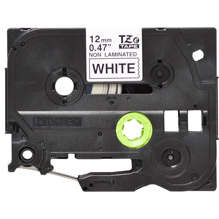 Brother TZe-N231 Cinta no laminada 12mm x 8m Negro sobre Blanco