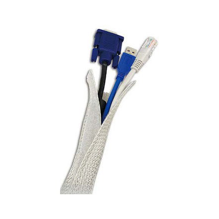 LogiLink Manguito para gestión de cables PET flexible 1,8 m Gris KAB0007 LogiLink Manguito para gestión de cables PET flexible 1,8 m Gris KAB0007