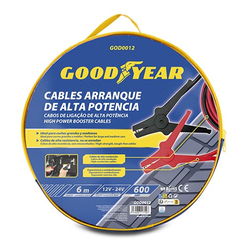 Abc Cables de arranque GOOD YEAR 600 Amp/22mm 6.0 m CS3