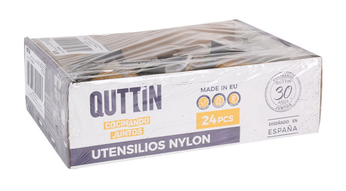 Quttin Cogepasta Nylon Negra 32 cm x 6 cm (24 Unidades)