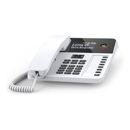 Gigaset DESK 600 Teléfono Analógico Identificador de Llamadas Blanco