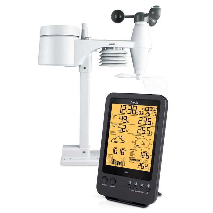 Alecto WS-4700 Estación Meteorológica Profesional con Sensor Inalámbrico Alecto WS-4700 Estación Meteorológica Profesional con Sensor Inalámbrico