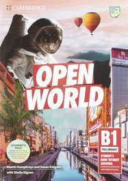 CAMBRIDGE, Open World Preliminary. Student's Book Pack (SB wo Answers w Online Practice and WB wo Answers w WB w Audio Download) - Niamh Humphreys