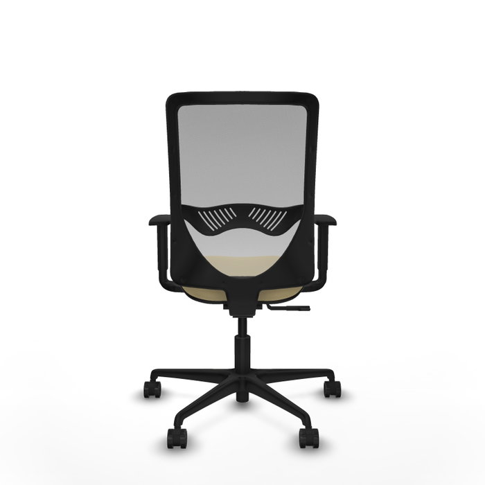 PIQUERAS Y CRESPO Silla de oficina Zulema con mecanismo Sincro, Crema y Gris PIQUERAS Y CRESPO Silla de oficina Zulema con mecanismo Sincro, Crema y Gris