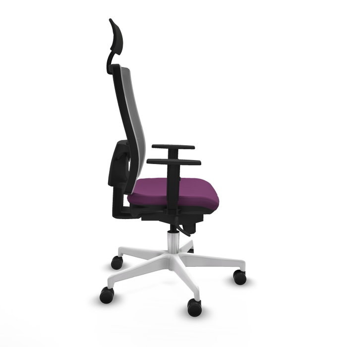 PIQUERAS Y CRESPO Silla de oficina Horna con Mecanismo Sincro, Morado y Gris PIQUERAS Y CRESPO Silla de oficina Horna con Mecanismo Sincro, Morado y Gris