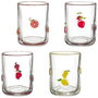 Home Deco Factory Vaso Dolce Vita 390 ml - Modelos surtidos (naranja, limón, fresa, manzana)