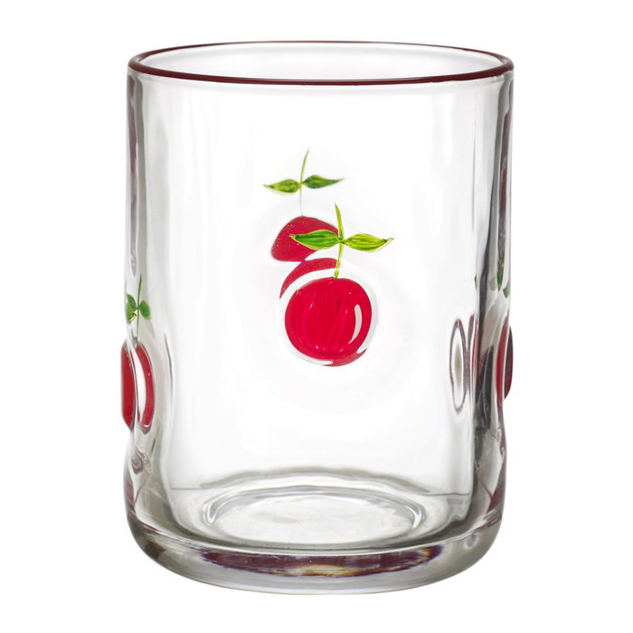 Home Deco Factory Vaso Dolce Vita 390 ml - Modelos surtidos (naranja, limón, fresa, manzana)