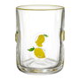 Home Deco Factory Vaso Dolce Vita 390 ml - Modelos surtidos (naranja, limón, fresa, manzana)