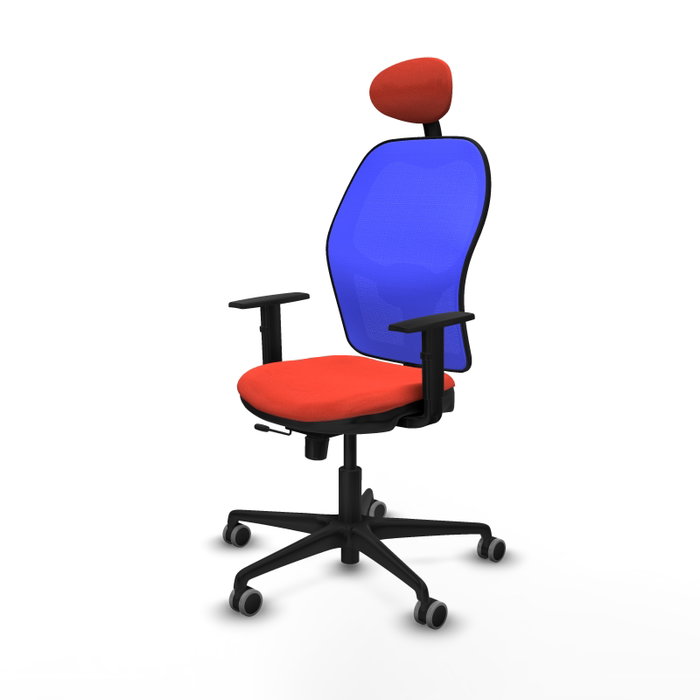 PIQUERAS Y CRESPO Silla de oficina Jorquera Sincro/Traslack Naranja y Azul PIQUERAS Y CRESPO Silla de oficina Jorquera Sincro/Traslack Naranja y Azul