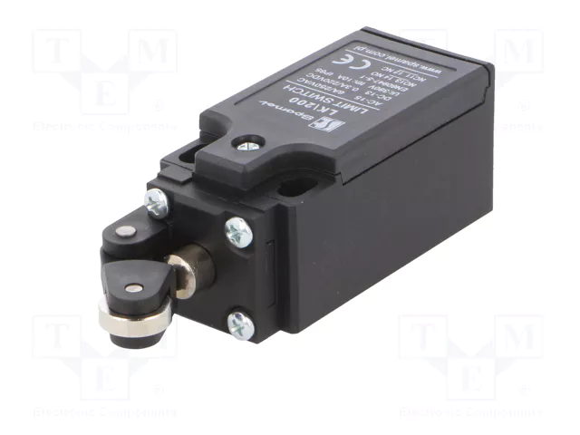 SPAMEL LK-200 Interruptor de fin de carrera con palanca angular y roldana