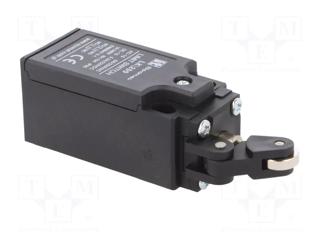 SPAMEL LK-200 Interruptor de fin de carrera con palanca angular y roldana