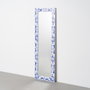 Espejo Textura Blanco-Azul Madera 53 X 2 X 155 cm