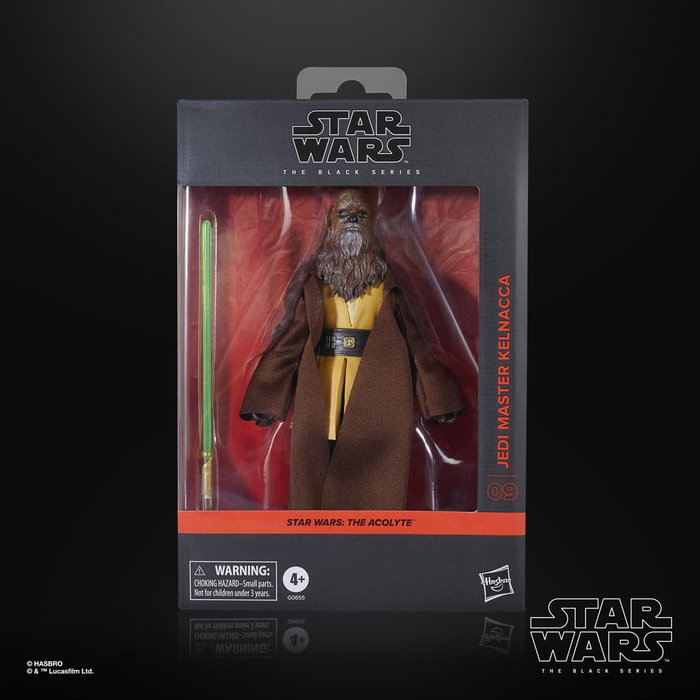 Star Wars: The Acolyte Black Series Figura Jedi Master Kelnacca 15 cm