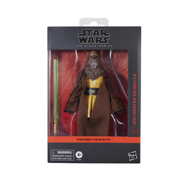 Hasbro Star Wars The Black Series Figura de Acción de Kelnacca, Jedi Master de Star Wars: The Acolyte