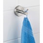 Wenko Percha doble de acero inoxidable mate