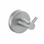 Wenko Percha doble de acero inoxidable mate