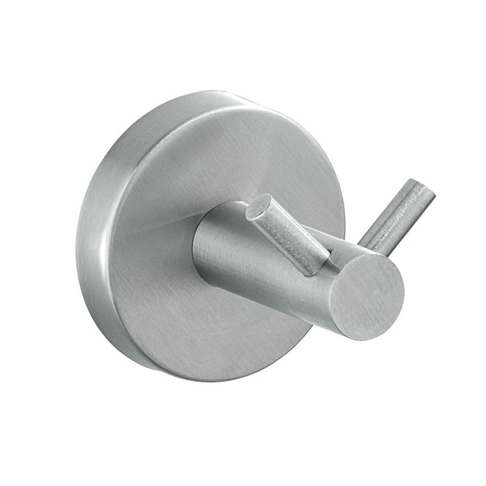 Wenko Percha doble de acero inoxidable mate Wenko Percha doble de acero inoxidable mate