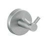 Wenko Percha doble de acero inoxidable mate