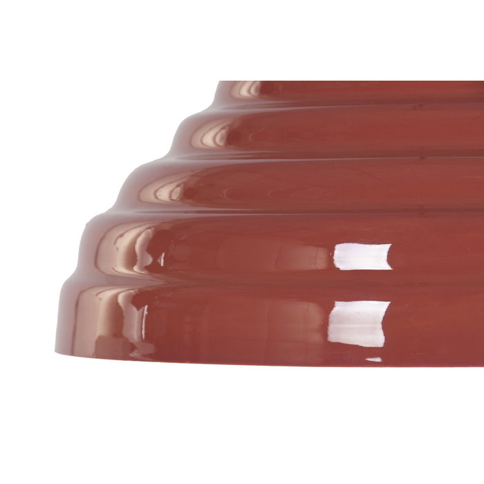 DKD Home Decor Lámpara de Techo de Hierro Lacado Rojo