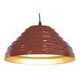 DKD Home Decor Lámpara de Techo de Hierro Lacado Rojo