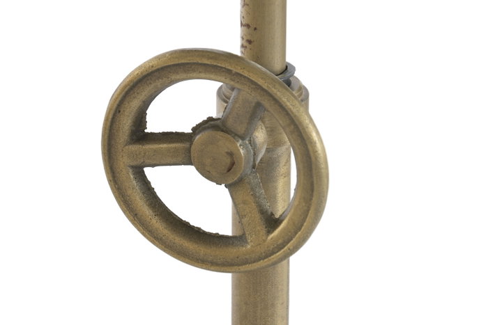 DKD Home Decor Lámpara de Pie Metálica Dorada