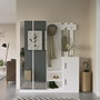 Hanah Home Dd8-W Pie de Recibidor Perchero Blanco 147.2x179.7x37.5 cm
