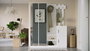 Hanah Home Dd8-W Pie de Recibidor Perchero Blanco 147.2x179.7x37.5 cm