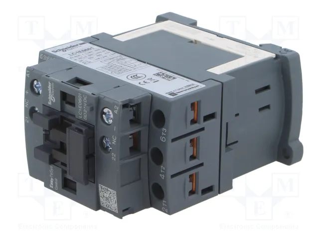 SCHNEIDER ELECTRIC Contactor Easy TeSys LC1E0601BD 3-polar 6A 24VDC