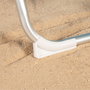 AKTIVE Silla de playa plegable con mochila, cojín y bolsillo