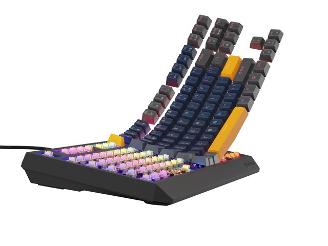 Genesis Thor 230 TKL Teclado Mecánico QWERTY Naval Blue Positive RGB Outemu Panda Hot-Swap