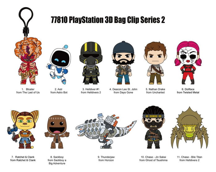 Monogram Int. Sony PlayStation Colgantes para Bolso de PVC 3D Serie 2 Expositor (24) Monogram Int. Sony PlayStation Colgantes para Bolso de PVC 3D Serie 2 Expositor (24)