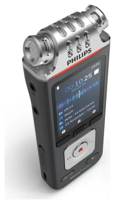 Philips DVT 6115 Grabadora de voz móvil 8 GB Anthracite / Silver