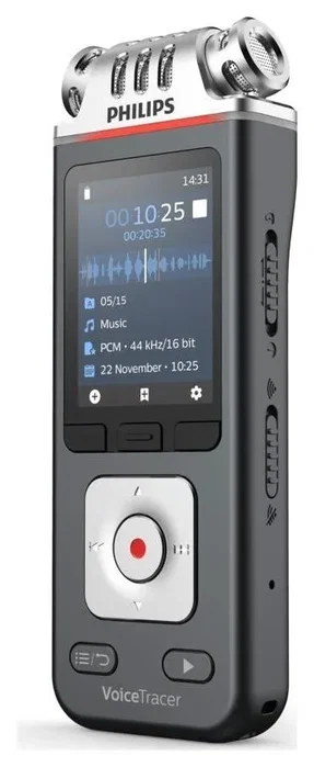 Philips DVT 6115 Grabadora de voz móvil 8 GB Anthracite / Silver