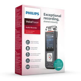 Philips DVT 6115 Grabadora de audio móvil Antracita / Plata
