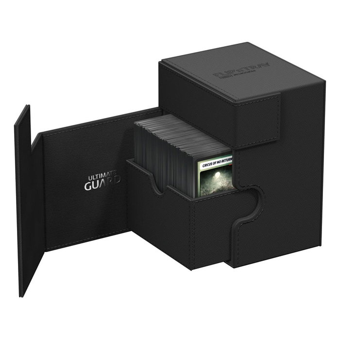 Ultimate Guard Flip'n'Tray 133+ Xenoskin - Black Ultimate Guard Flip'n'Tray 133+ Xenoskin - Black