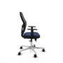 PIQUERAS Y CRESPO Silla de oficina Jorquera Azul marino y Negro