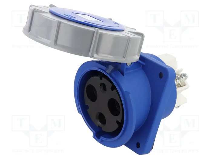 SEZ DK IEGN 12532 Conector Hembra para Panel Azul SEZ DK IEGN 12532 Conector Hembra para Panel Azul